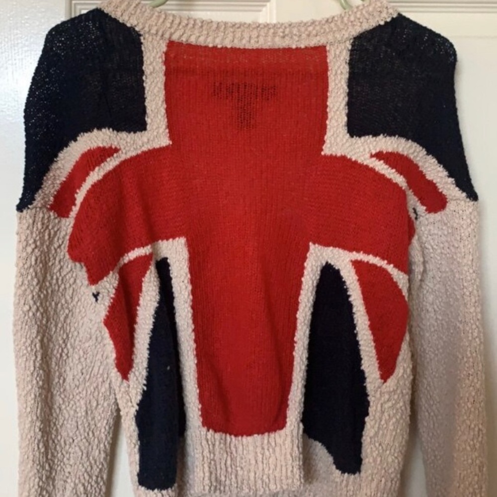 Forever 21 British flag sweater